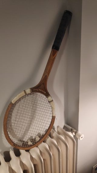 Raqueta vintage de tenis