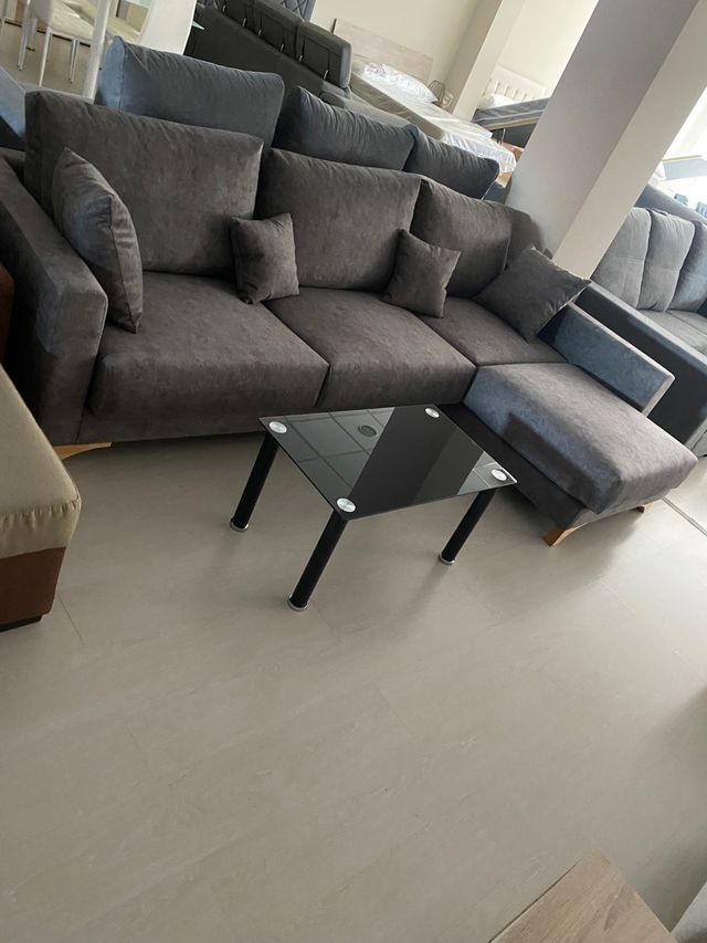Sofá cherlong nuevo grande y largo en gris