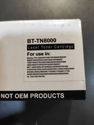 Tóner compatible Brother TN8000