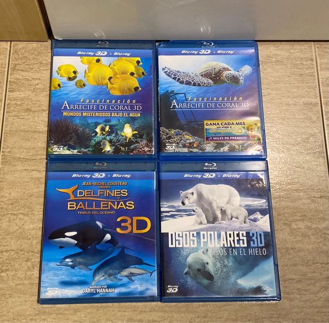 Lote documentales bluray.