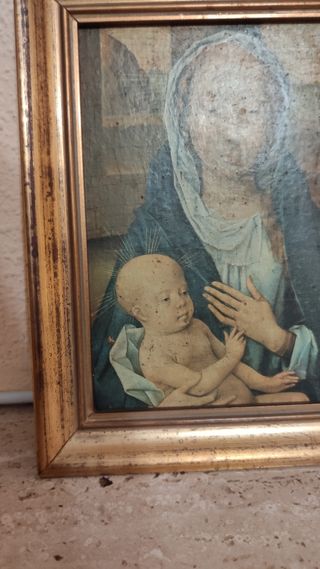 CUADRO VINTAGE IMAGEN RELIGIOSA 