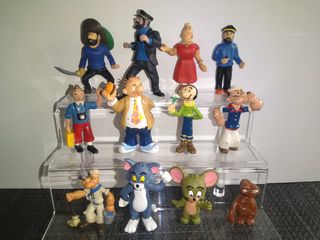 FIGURAS TINTIN POPEYE DIFERENTES PRECIOS