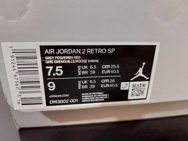 Air jordan 2 retro sp UNION