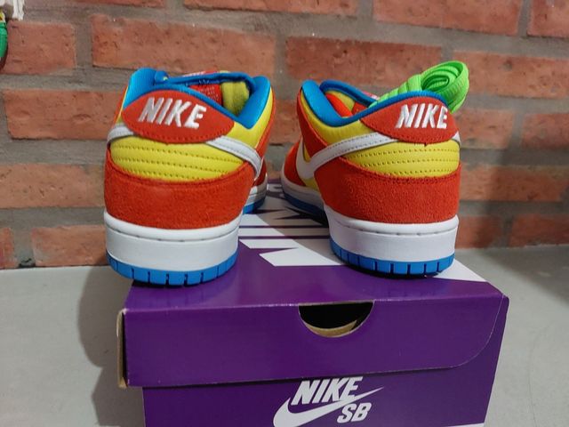 Nike SB dunk low pro habanero red (Bart Simpson)