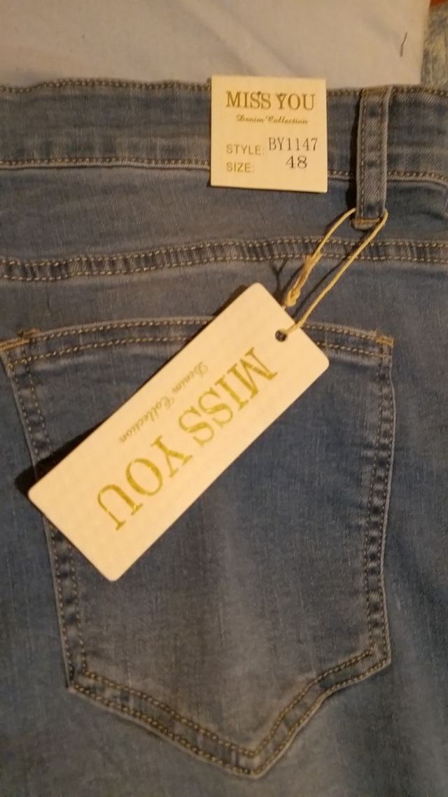 Vaqueros elásticos T48