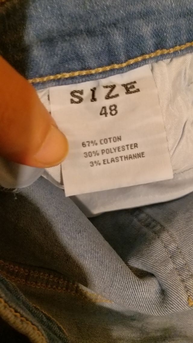 Vaqueros elásticos T48