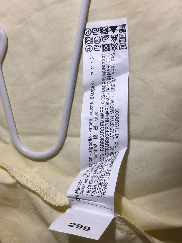 Blusa Zara volante T-7