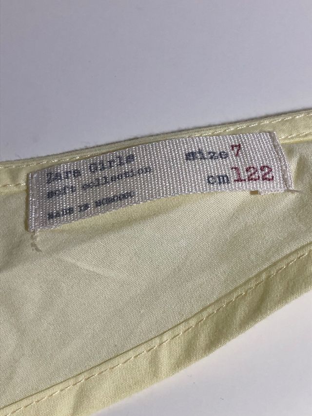 Blusa Zara volante T-7