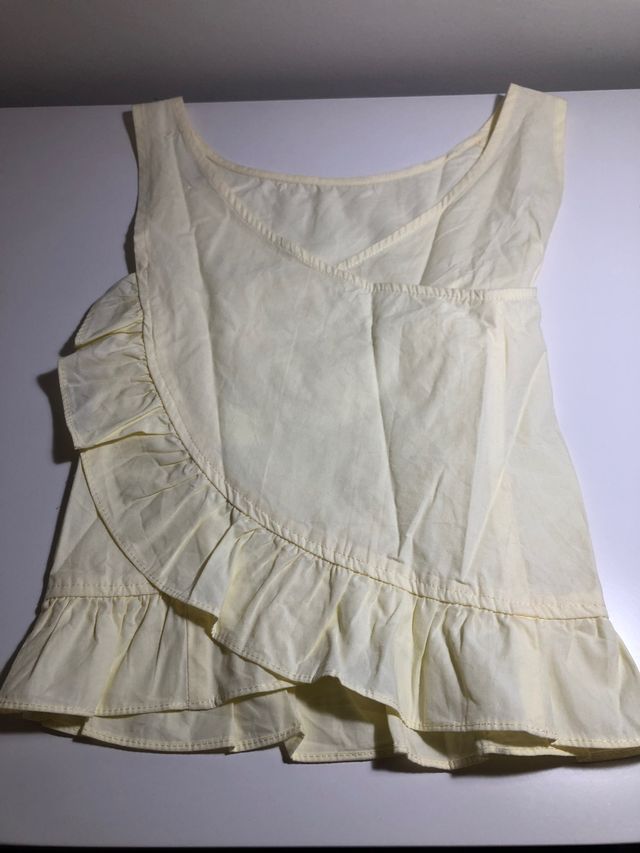 Blusa Zara volante T-7