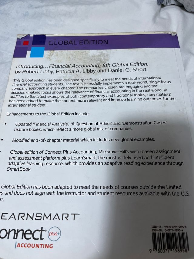 Financial accounting 8th global edition book