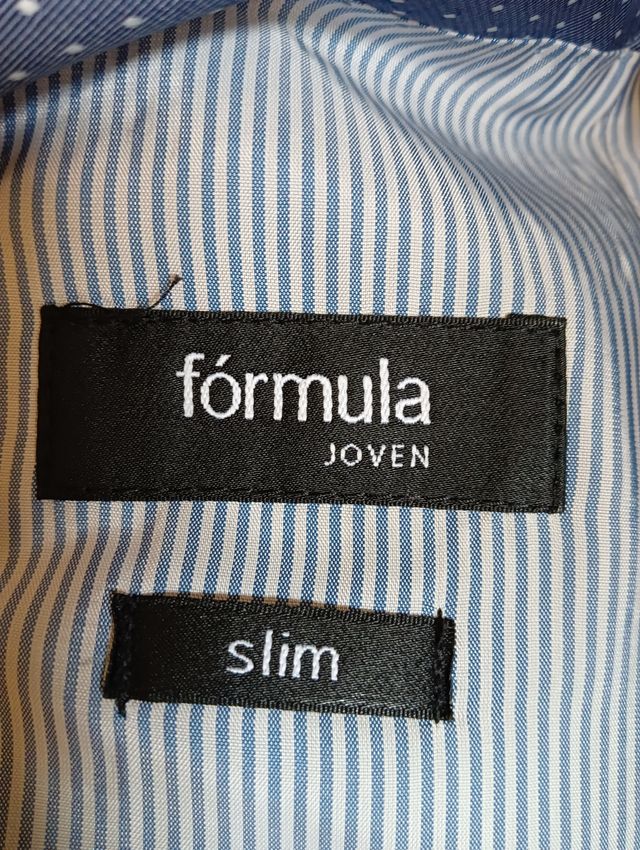 Americana chico joven azul, 1 puesta