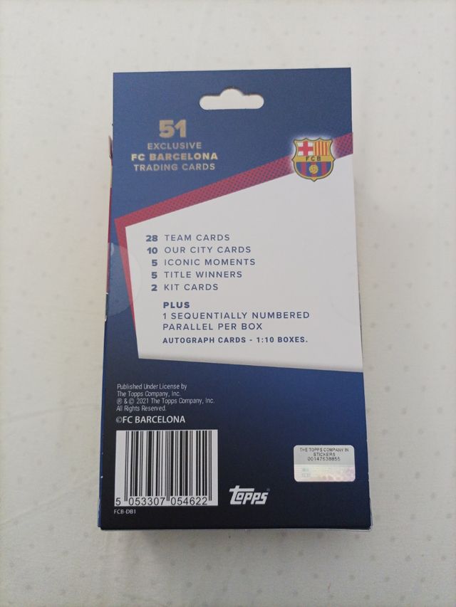 Set Barcelona Topps 21-22