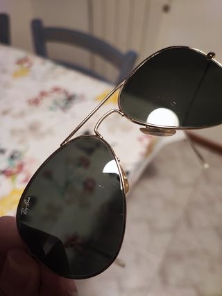 Rayban Aviator large metal donna