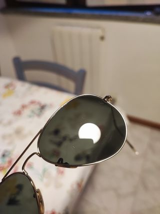 Rayban Aviator large metal donna