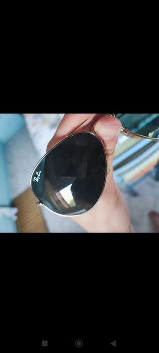 Rayban Aviator large metal donna