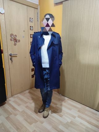 Gabardina mujer Stradivarius