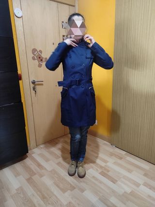 Gabardina mujer Stradivarius