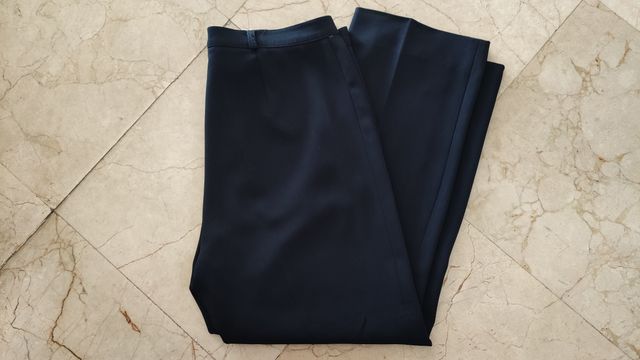 Pantalón mujer azul marino talla 48