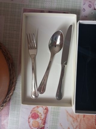 set de cubiertos para niño