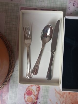 set de cubiertos para niño