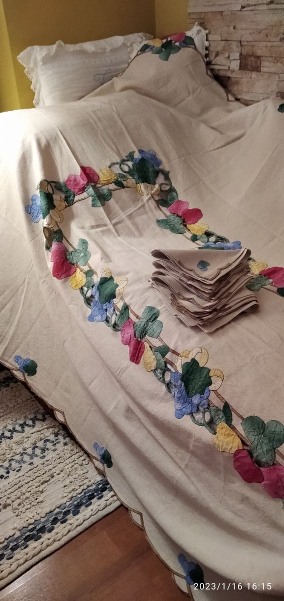 Toalhas de mesa rústicas de linho