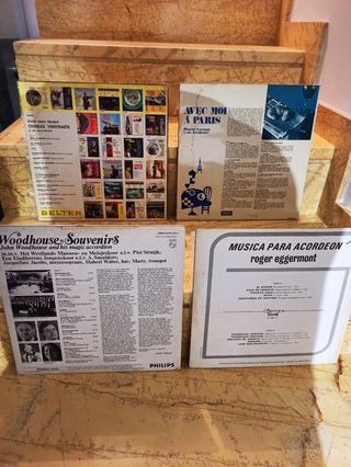 Set di dischi in vinile - Musica per fisarmonica