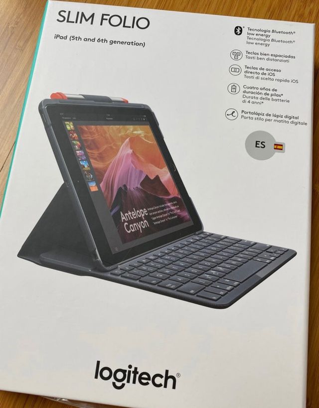 IPad 6º generación + teclado Slim Folio