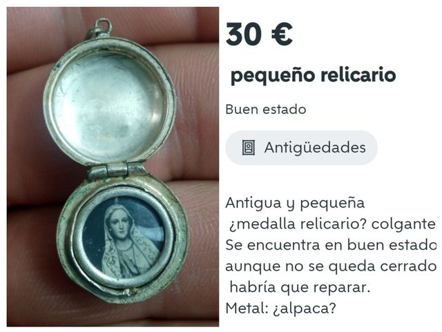 Relicarios antiguos