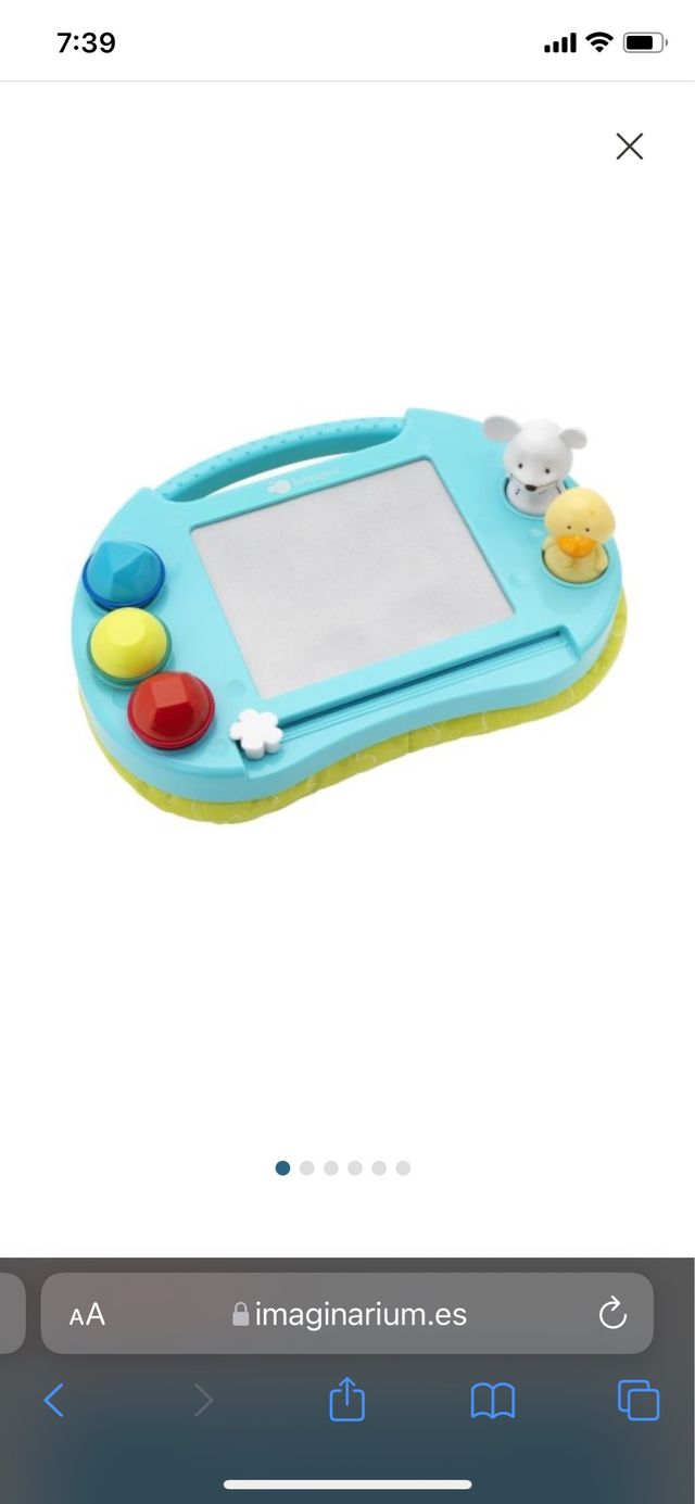 Pizarra magnética para dibujar y estampar