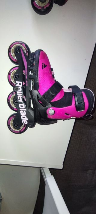 Patines Rosas Niña Rollerblade 