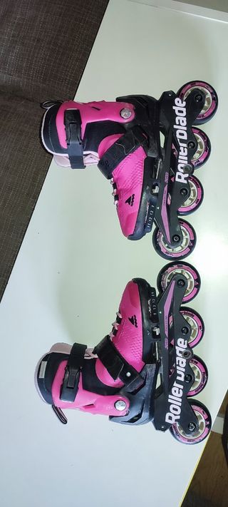 Patines Rosas Niña Rollerblade 