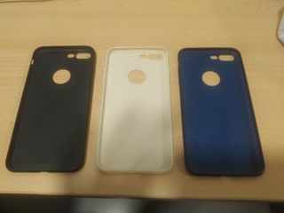 3 Fundas para iPhone 7 y 8 plus