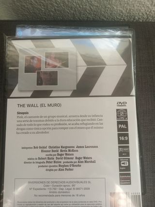 DVD de concierto PINK FLOYD, título el muro