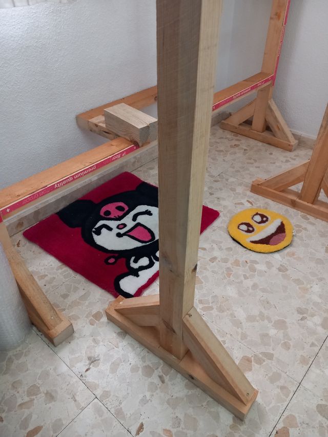 Bastidor Tufting de 90x90 con patas
