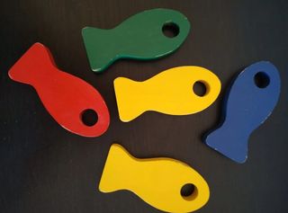 Juego de madera educativo pesca IKEA