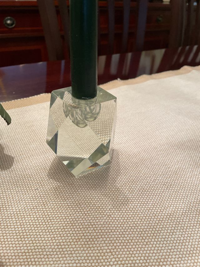 Porta velas juego de dos