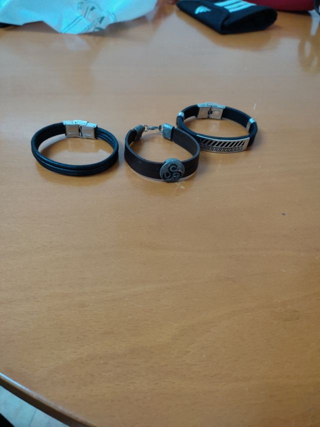 Pulseras hombre polipiel