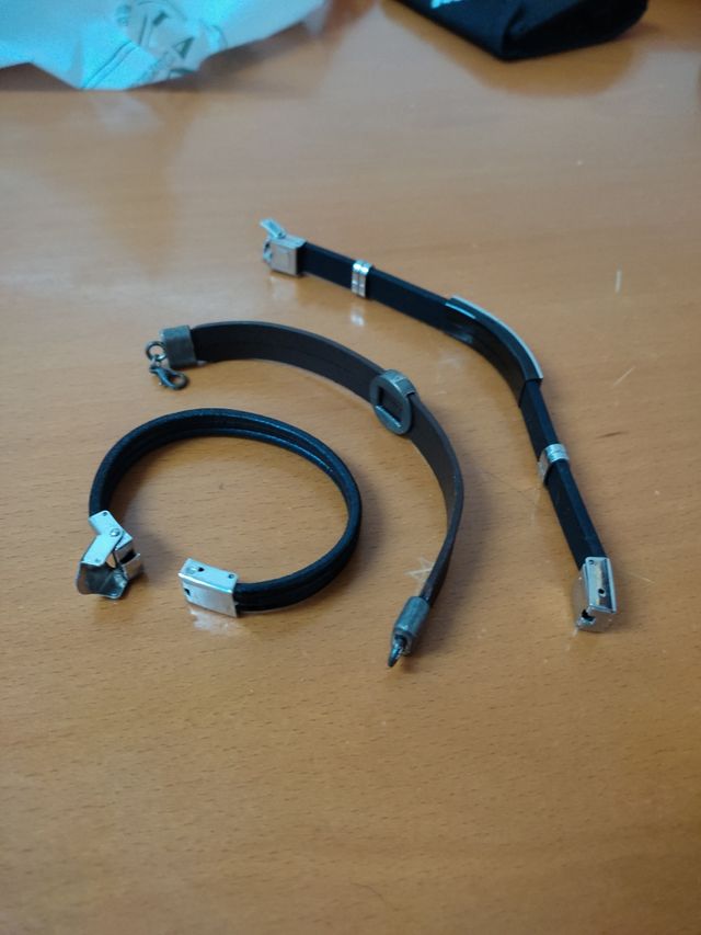 Pulseras hombre polipiel