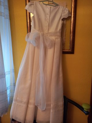 Vestido comunión + regalo del tocado + funda 