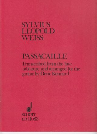 4 obras para guitarra de Silvio Leopoldo Weiss
