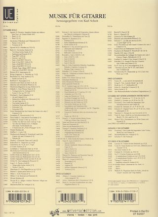 4 obras para guitarra de Silvio Leopoldo Weiss