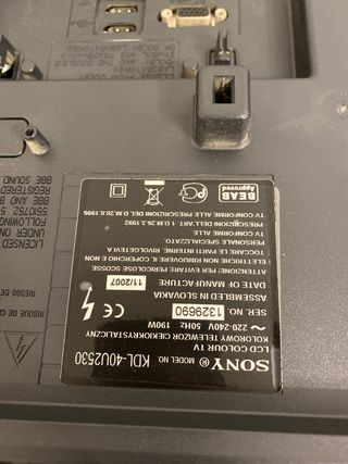 Televisor Sony Bravia KDL-40U2530