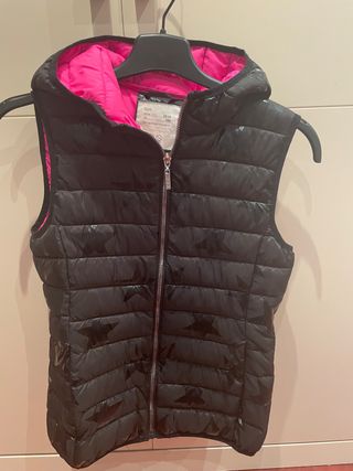 Chaleco plumas niña talla 13-14