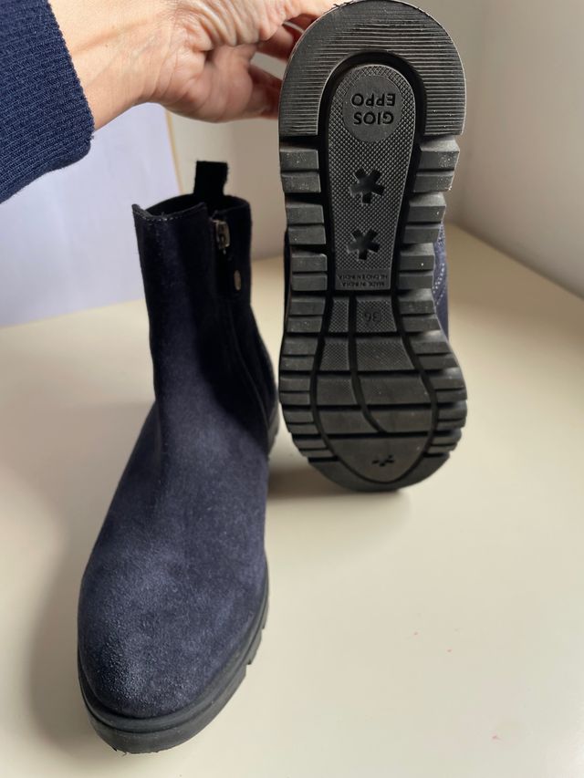 Botas niña serraje Gioseppo