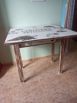 Mesa abatible vintage