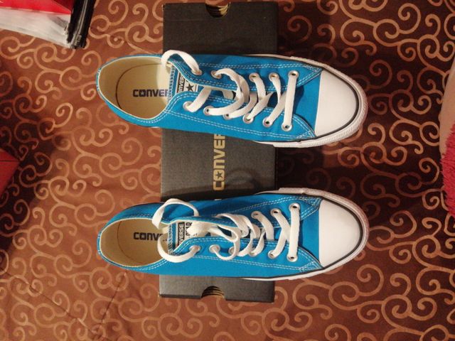 Converse a estrenar azules