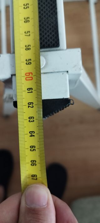 2 caballetes abatibles de hierro en blanco VICRIS