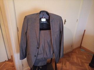 Traje de caballero gris Charles Dastier