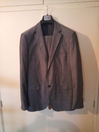 Traje de caballero gris Charles Dastier