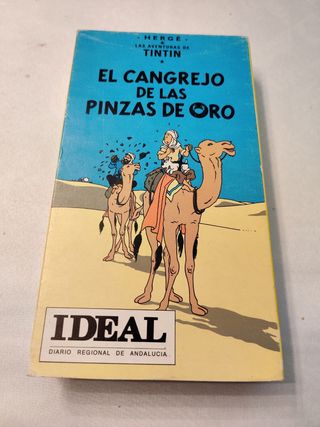 VHS - TINTIN EL CANGREJO DE LAS PINZAS DE ORO